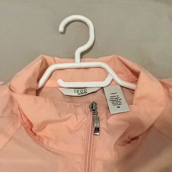 IZOD Baby pink windbreaker / light jacket - Medium - Picture 3 of 4